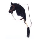 Koń na kiju hobby horse hoppihorse a3 czarny, maść kara