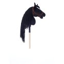 Koń na kiju hobby horse hoppihorse a3 czarny, maść kara