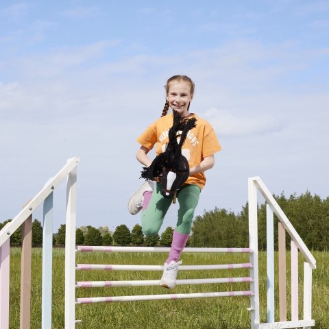 Koń na kiju hobby horse hoppihorse a3 czarny, maść kara