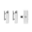 RODE Wireless Micro - 2-kanałowy cyfrowy system bezprzewodowy, USB-C, biały