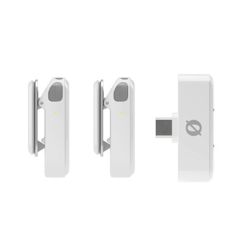 RODE Wireless Micro - 2-kanałowy cyfrowy system bezprzewodowy, USB-C, biały
