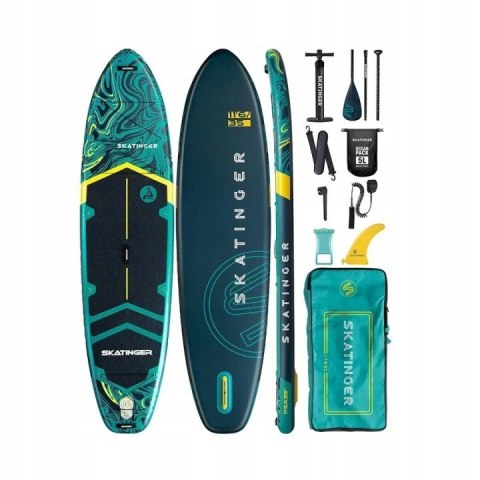 Deska SUP SKATINGER Prana Lava Green 350x89x15 cm