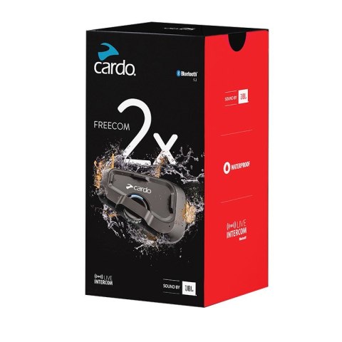 CARDO FREECOM 2X DUO - Interkom motocyklowy na 2 kaski