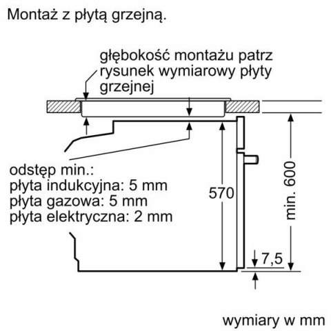 Piekarnik elektryczny Bosch HBA514BS3 Serie 4 71 l | termoobieg 3D | szybkie nagrzewanie | Hydroliza | inox