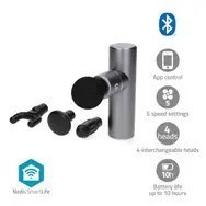 Pistolet do masażu Nedis SmartLife 5 trybów