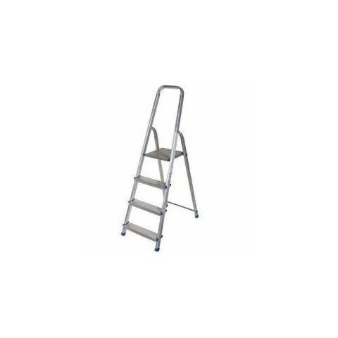 AWTOOLS drabina aluminiowa wolnostojąca 4 stopnie, 150 kg