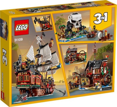 LEGO Creator 3w1 31109 - Statek piracki