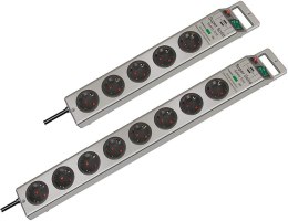Brennenstuhl Super-Solid Surge Protection 4.500 A Srebrny 8 x gniazdo sieciowe 2,5 m
