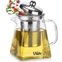 Dzbanek Szklany Zaparzacz Sitko Kwadratowe 490ml Herbaty VILDE
