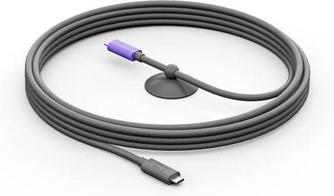 Kabel USB Logitech 952-000195 USB 3.2 Gen 2 (3.1 Gen 2) 5 m USB C Grafitowy, Fioletowy