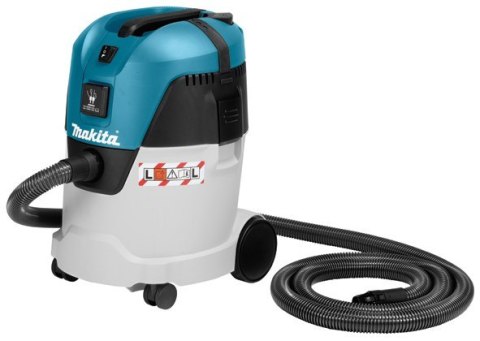 Odkurzacz Makita VC2512L z otrząsaczem ręcznym na mokro i na sucho 1000W klasa L 210 mbar 25 litrów