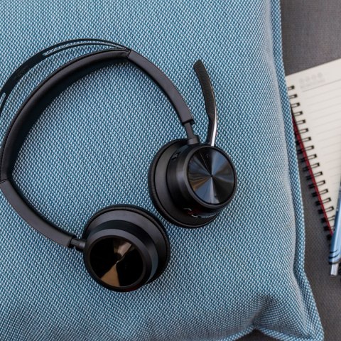 Słuchawki Poly Voyager Focus 2 z certyfikatem Microsoft Teams USB-C-C Headset + USB-C/A Adapter 9T9J4AA#AC3