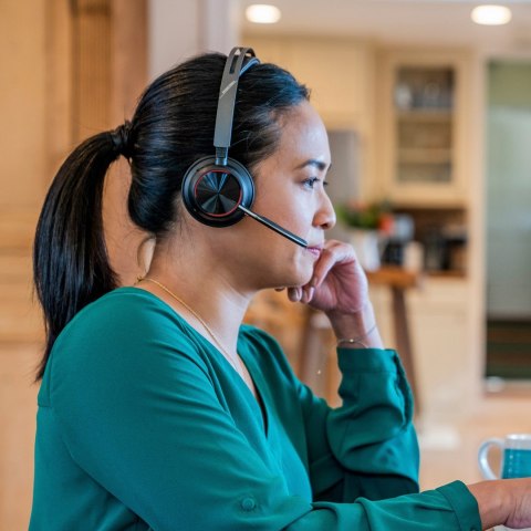 Słuchawki Poly Voyager Focus 2 z certyfikatem Microsoft Teams USB-C-C Headset + USB-C/A Adapter 9T9J4AA#AC3