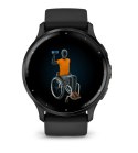 Zegarek sportowy Garmin Venu 3 AMOLED 45mm Czarny