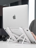 Składana podkładka pod laptopa Vention biała