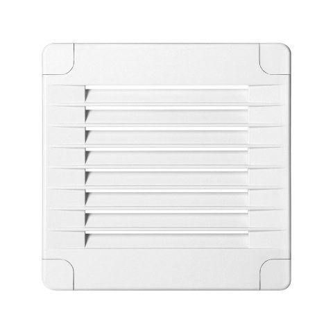 Kratka z zaślepkami 100x100, biała