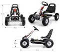 Gokart na pedały thor biały