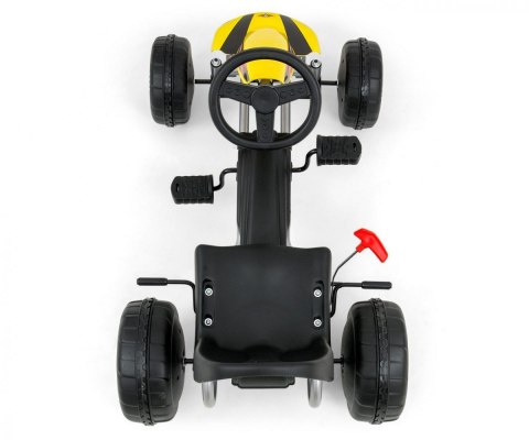 Gokart na pedały viper yellow