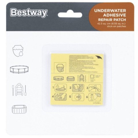 ND12_12614 Zestaw łatek naprawczych do basenu - BESTWAY 62091 6941607307564 BESTWAY