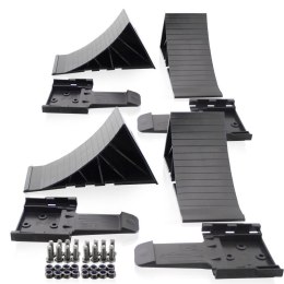 Komplet klinów pod koła 4szt 1600kg na oś Blokady Hamulce Bituxx do 29,5cm