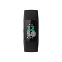 Lokalizator aktywności Fitbit Charge 6 z silikonowym uendelighedsband, obsydian, Bluetooth, NFC, 37.64 g
