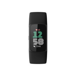 Lokalizator aktywności Fitbit Charge 6 z silikonowym uendelighedsband, obsydian, Bluetooth, NFC, 37.64 g