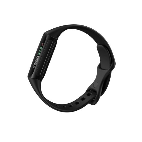 Lokalizator aktywności Fitbit Charge 6 z silikonowym uendelighedsband, obsydian, Bluetooth, NFC, 37.64 g
