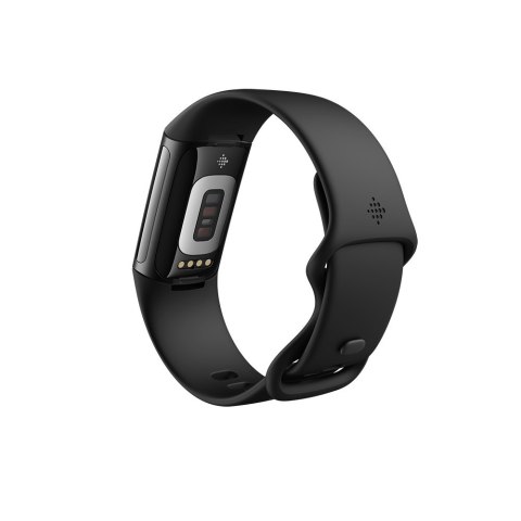 Lokalizator aktywności Fitbit Charge 6 z silikonowym uendelighedsband, obsydian, Bluetooth, NFC, 37.64 g