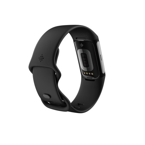 Lokalizator aktywności Fitbit Charge 6 z silikonowym uendelighedsband, obsydian, Bluetooth, NFC, 37.64 g