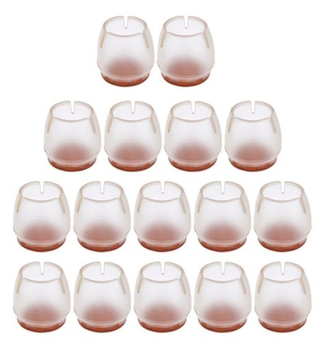 AG562C Nakładki nogi meble 16szt 17-22mm