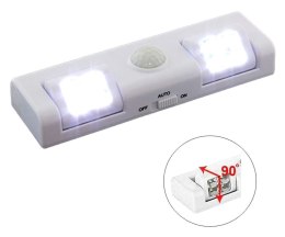 ZD26A Lampka 8 led czujnik ruchu biała