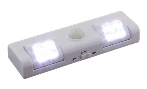 ZD26A Lampka 8 led czujnik ruchu biała
