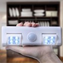 ZD26A Lampka 8 led czujnik ruchu biała