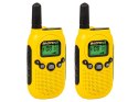 24-934# Radiotelefon pmr bf-t6 2w 2szt żółty baofeng