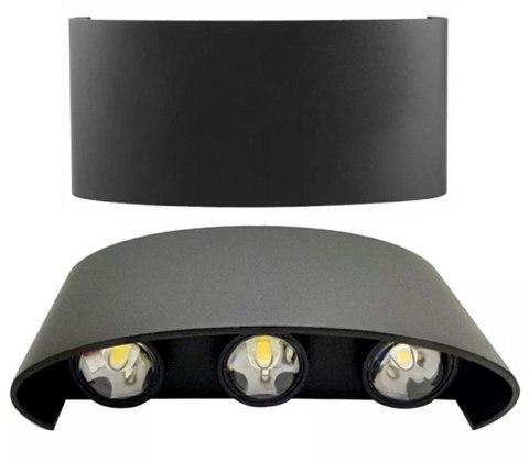 ZD90A Lampa ścienna kinkiet góra-dół plastikowa