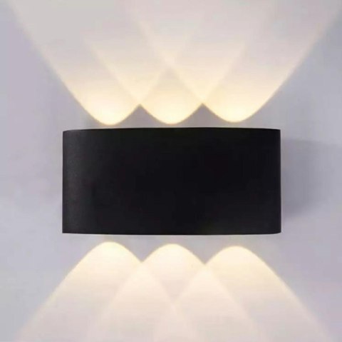 ZD90A Lampa ścienna kinkiet góra-dół plastikowa