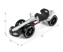 Pojazd gokart na akumulator bolt biały