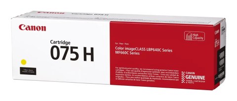 Canon 075 H kaseta z tonerem 1 szt. Oryginalny Żółty