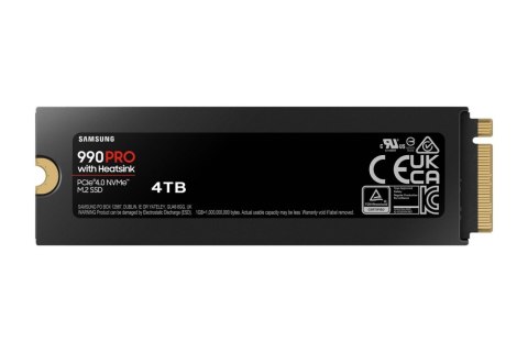 Dysk SSD M.2 SAMSUNG 990 PRO Heatsink 4 TB (M.2 2280″ /4 TB )