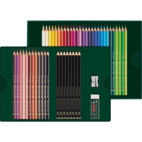 Faber-Castell Polychromos & Pitt Graphite Matt Set Wielobarwny 48 szt.
