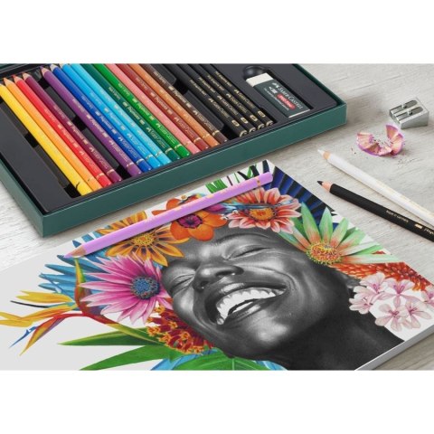 Faber-Castell Polychromos & Pitt Graphite Matt Set Wielobarwny 48 szt.