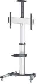 MANHATTAN Stojak mobilny TV 37-70" do 50kg regulowany 2 półki 461245