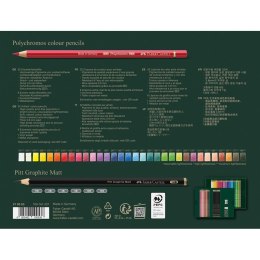 Faber-Castell Polychromos & Pitt Graphite Matt Set Wielobarwny 38 szt.