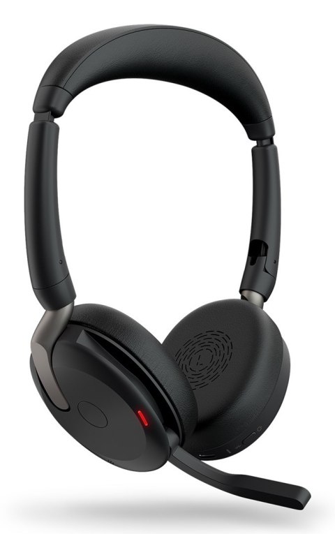 Jabra Evolve2 65 Flex Zestaw słuchawkowy Przewodowy i Bezprzewodowy Opaska na głowę Biuro/centrum telefoniczne Bluetooth Czarny