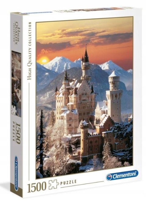 CLEMENTONI puzzle 1500 Zamek w Neuschwanstein 31925 CLEMENTONI
