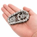 Fidget Spinner Łańcuch Zębatki Antystresowy Stal Nierdzewna Srebrny