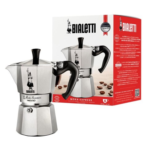 Bialetti Moka Express Kawiarka moka 0,3 l Aluminium, Czarny