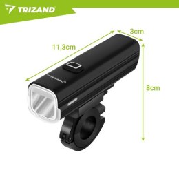 Lampka rowerowa LED 1000lm + tylna lampa Trizand