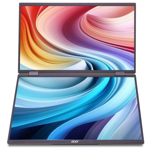Projektor Acer PD163QBMIUUX Seria PD3 16" IPS Czarny 16:9 60 Hz 8 ms 2x1920 x 1080 pikseli 250 cd/m2 Ilość portów HDMI: 1
