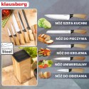 Zestaw noży 6 el. z blokiem, stal nierdzewna, klausberg, kb-9035